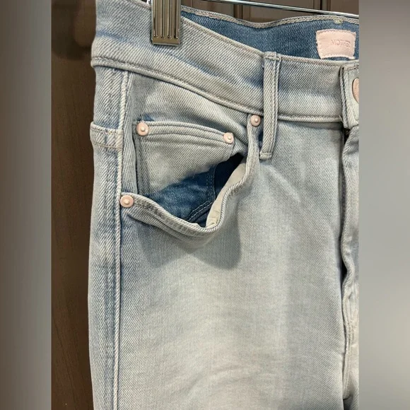 Mother The Super Cruiser Double Heel Jeans in Sexico Mexico, Size 26 - Picture 8 of 15